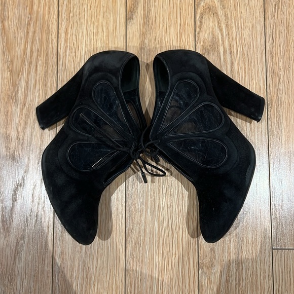 Marc Jacobs suede butterfly heels - Picture 3 of 4